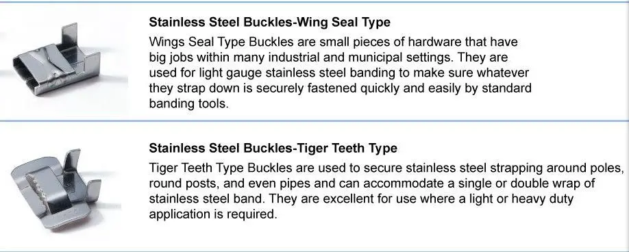 Stainless Steel Band and Buckle for Traffic Monitoring