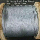 Multifunctional Galvanized Steel Wire Strand , 3 /8 &quot;Galvanized Aircraft Cable For Messenger