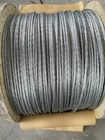 1* 7 1*19 Galvanized Steel Guy Wire Cable Reducing Distortion And Construction Weight
