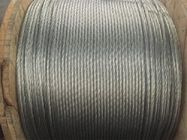 Hot Dipped Galvanized Steel Core Wire , 1.0-5.0mm Gauge Zinc Coated Steel Wire