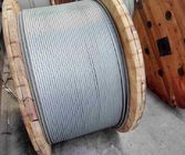 BS ASTM DIN Galvanized Steel Stranded Wire 19x2.55mm For ACSR Conductor