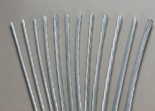 Adhesive Galvanised Steel Ground Shield Wire For Bare Aluminium Wire Conductor