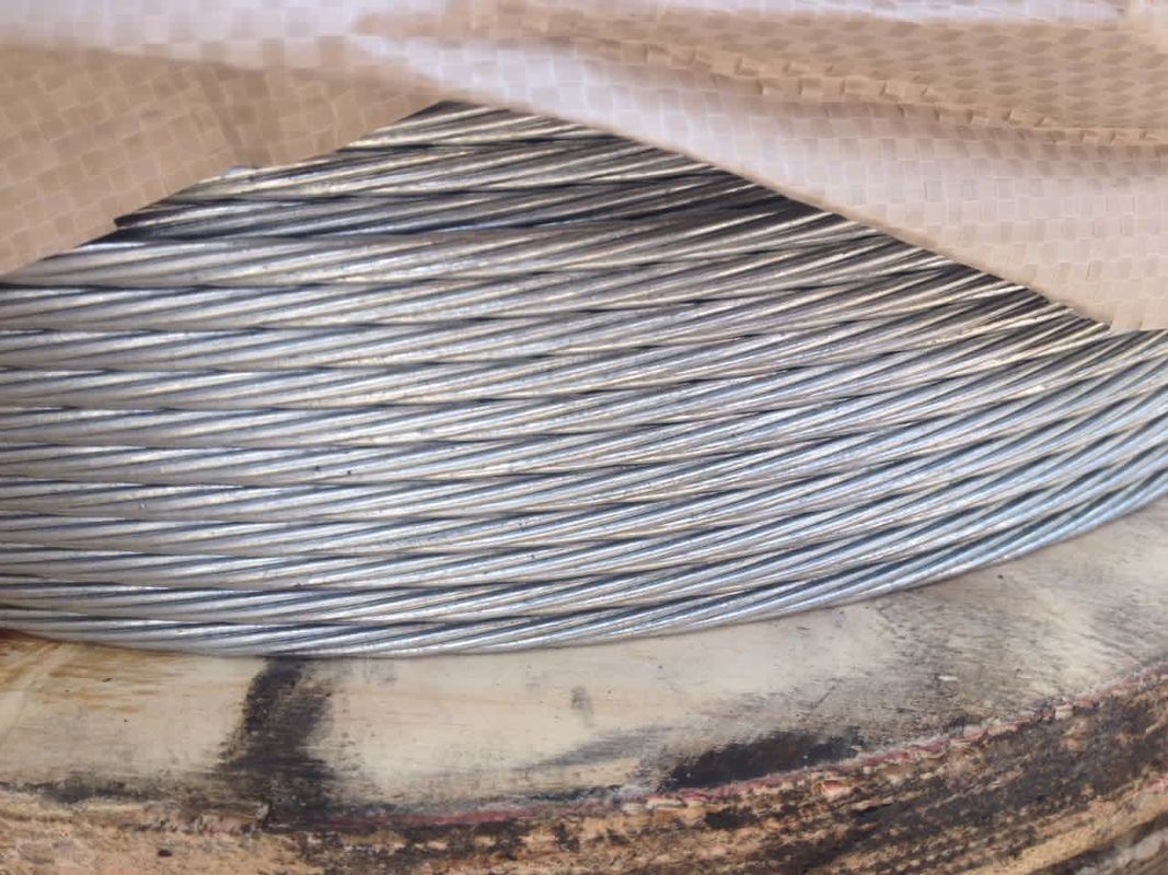 Strong Adhesion Hot Dip Galvanized Steel Wire For Rope Electrical Wire