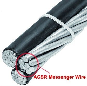 Durable Galvanized Steel Wire Cable For Overhead Transmission Line Of ABC Aerial Bundled Cable