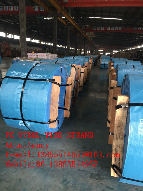 12.7mm and 15.24mm LRPC PC Steel Wire Strand as per ASTM A 416 Grade 270