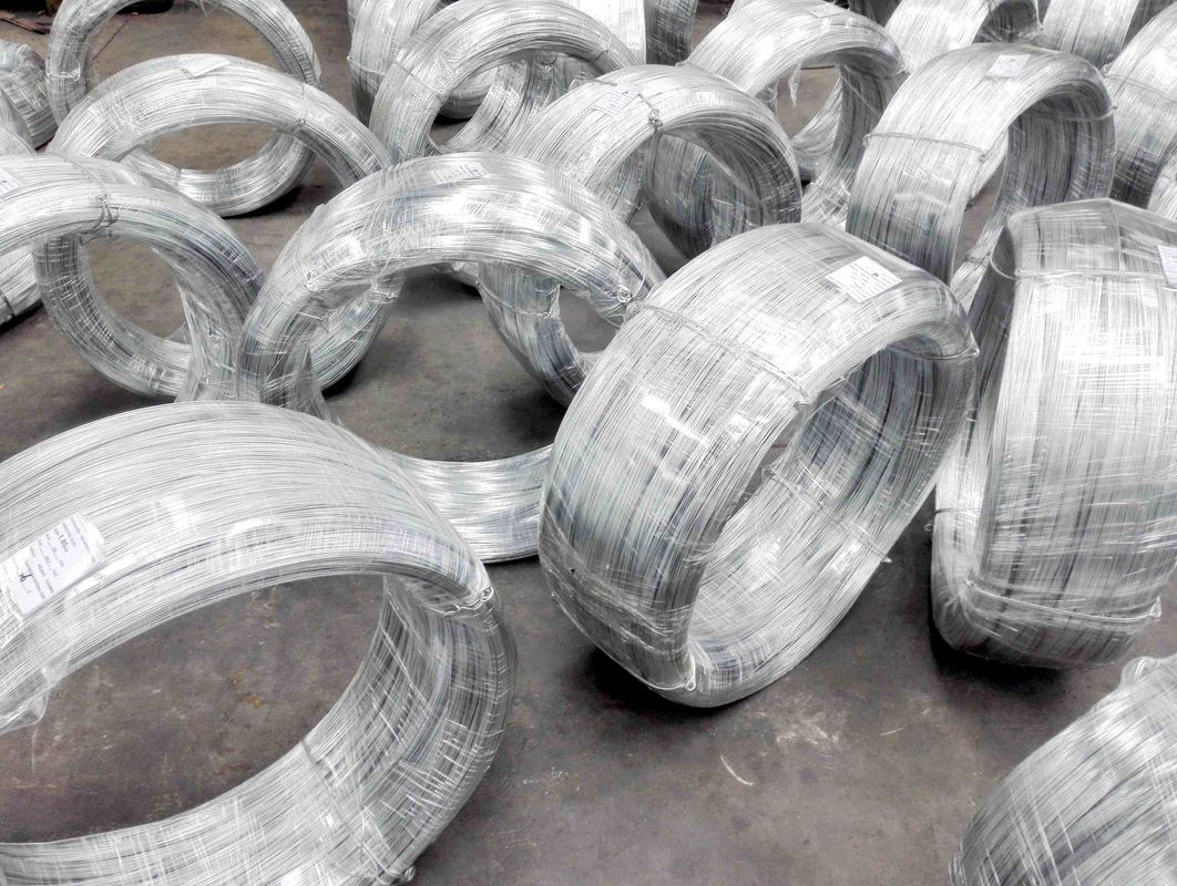 1.57mm 1.68mm ASTM B 408 Galvanized Steel Wire Cable Firm Connection With Concrete