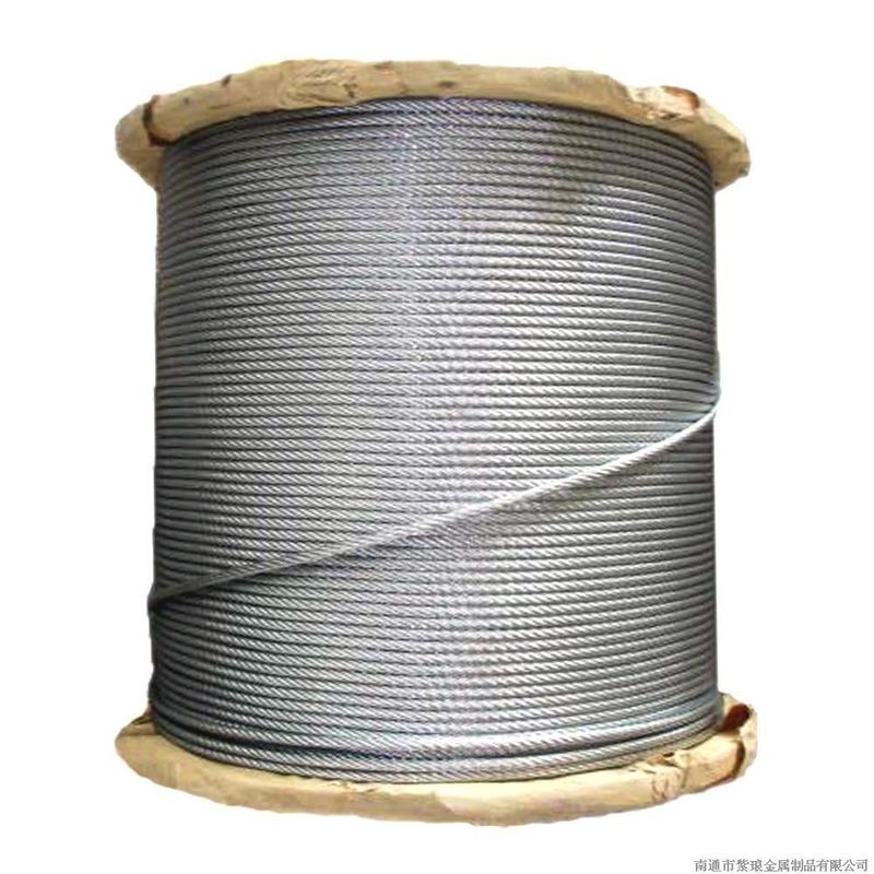 7 / 2.64mm Galvanized Guy Wire 5 16 Inch , High Strength Steel Cable 1000-1750 MPA