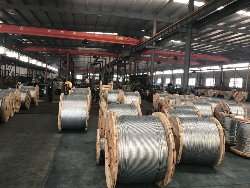7x3.52mm Galvanized Steel Core Wire for Bare ACSR Conductor , ABC Cable