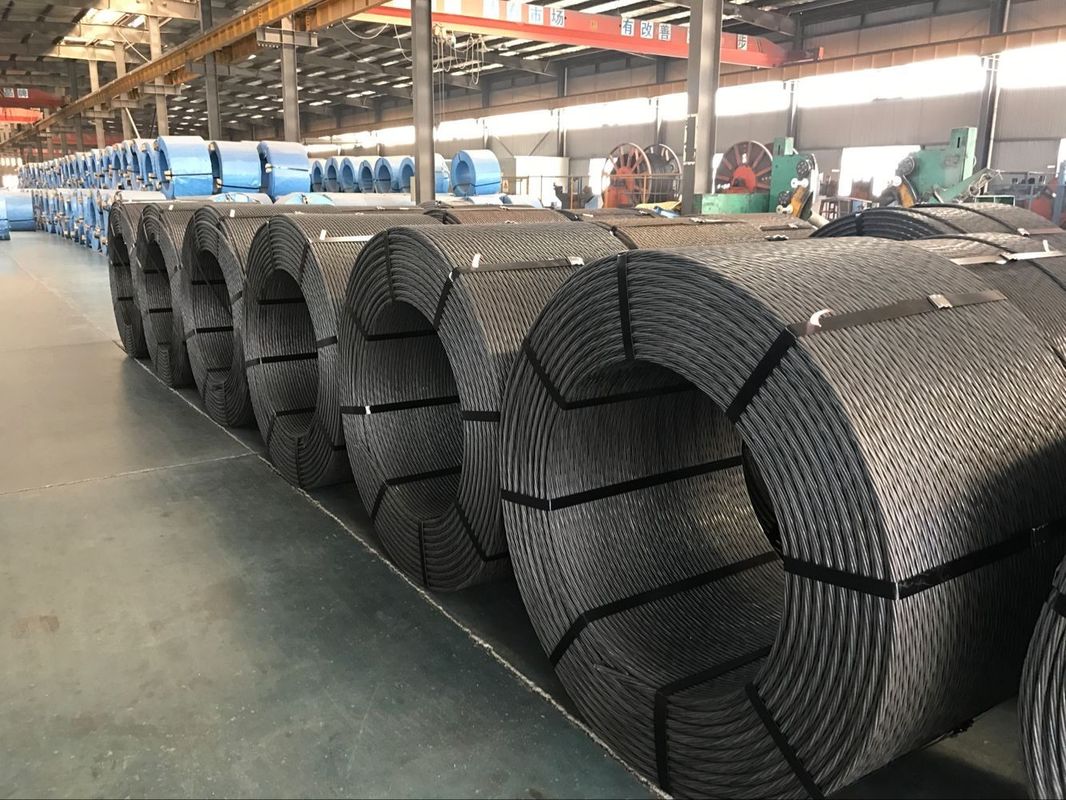 LRPC Steel Wire Strand For Railway Sleeper Production As Per ASTM A 416 , BS , DIN