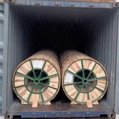 ACS / AW Short Delivery Aluminum Clad Steel Wire For Electrical Power Cable