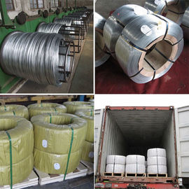 No Crack Galvanized Steel Welded Wire / High Strand Wire For Overhead Earth