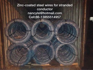 Adhesive Flexible Galvanized Wire Cable , Guy Strand Wire 1.0mm-4.8mm Size