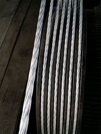 Cold Drawing 1 19 Inch Galvanized Stay Wire , Low Rotation Guide Wire Or Guy Wire