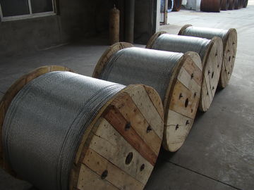 Low Stress 1.0-4.8mm Gauge Galvanized Steel Wire Cable For Atomic Reactor Buildings