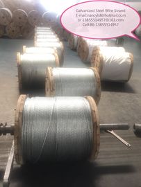 Durable EHS Galvanized Cable Wire , Cable Steel Wire With Coil / Wooden Reel Packing Type