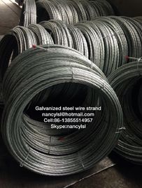 ACSR Conductor Galvanized Steel Wire Cable Strand With High Tensile Strength