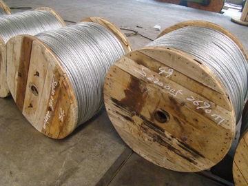 High Voltage Transmission Lines Galvanized Wire Cable Increase The Tensile Force