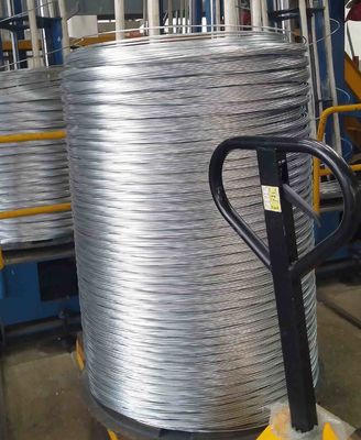 Tensile Strength 340-500 Galvanized Steel Wire Q195 Q235 For Armoring Cable