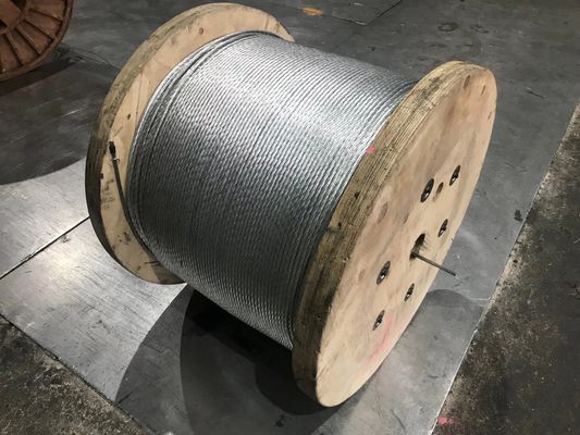 High Tensile Strength 1x2 Galvanized Steel Wire Strand For ACSR Conductor