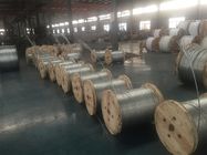 Anti Rust Galvanized Aircraft Cable , Galvanized Steel Rope For Telephone And CATV Lines