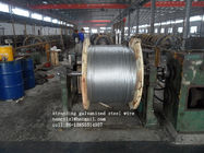 ASTM A 475 Galvanized Guy Wire / Steel Cable Wire With Excellent Anti Rust Performance