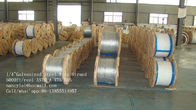 ASTM A 475 Class A B EHS Guy Wire , 3 8 / 5 16 Inch Galvanized Steel Cable