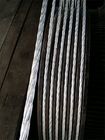 Hot Dipped Zinc Plating Stranded Steel Wire For Earth Ground Wire , Overhead Ground Lines