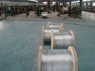 Overhead Electrical Wire Galvanized Steel Strand With High Carbon Steel Material