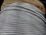 High Tensile Galvanized Steel Strand 19x3.8mm For Steel Tower , Guy Wire