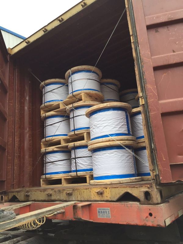 Hot-dipped EHS Galvanized Steel Wire Strand 1/4&quot; with structure 1*7 for guy wire/messengeras per ASTM A 475