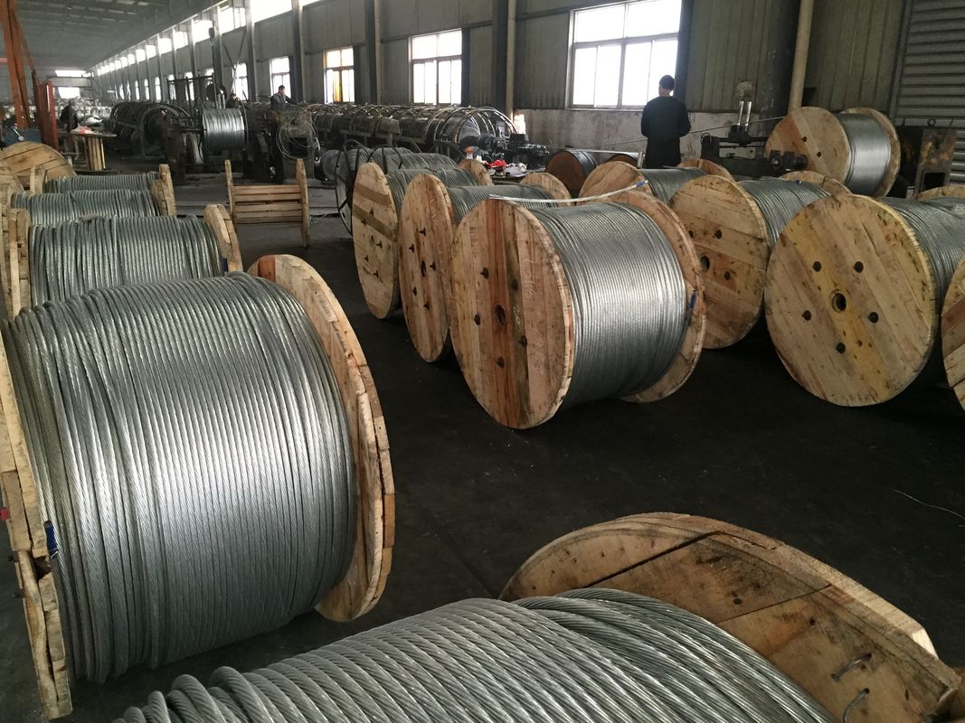 ASTM A 475 Class A Metal Galvanised Steel Rope Cable For Communication Tower