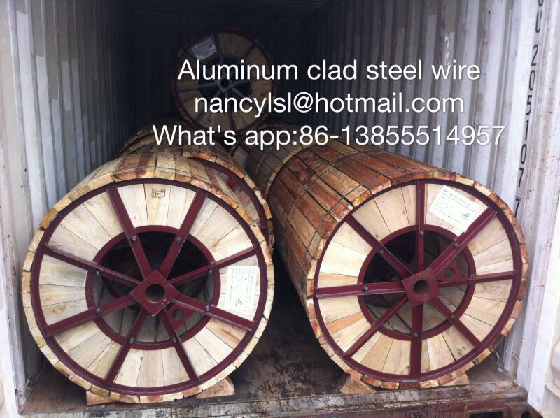 ASTM B415-92 Acsr Core Wire , Corrosion Resistance Aluminum Electrical Wire