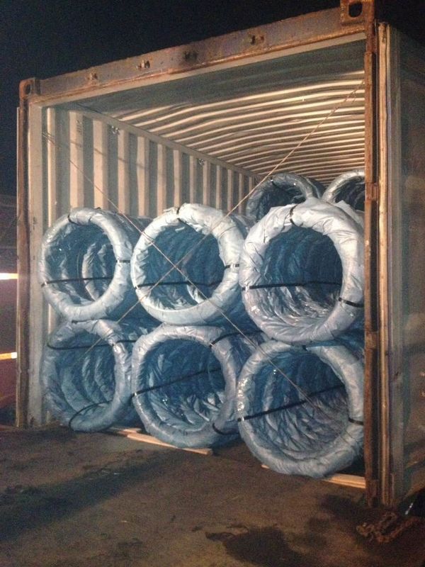 Customized Size Galvanized Steel Core Wire With High Carbon Steel Rod Raw Material
