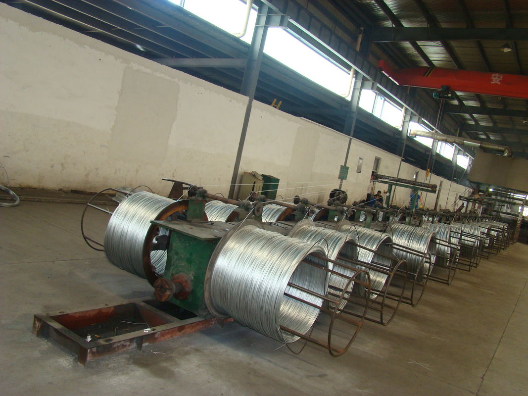 Flexible Overhead Electrical Wire Steel Wire Strand With Galvanized Type