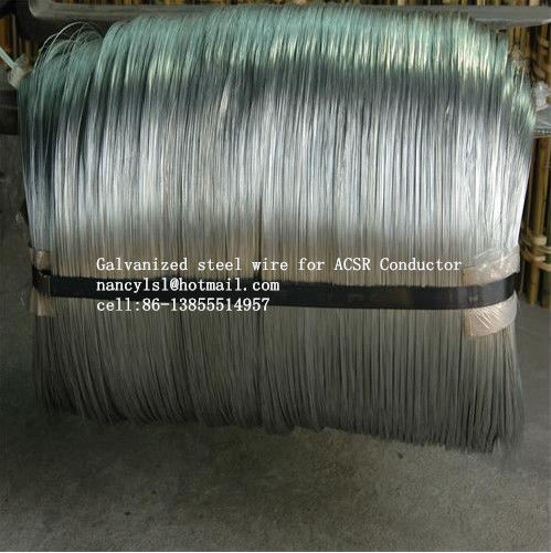 High Performance 1 7 Inch Galvanized Steel Wire For ACSR Steel Core Wire