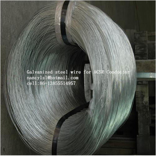 High Performance 1 7 Inch Galvanized Steel Wire For ACSR Steel Core Wire