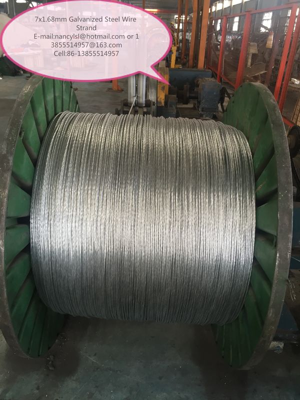 Durable EHS Galvanized Cable Wire , Cable Steel Wire With Coil / Wooden Reel Packing Type