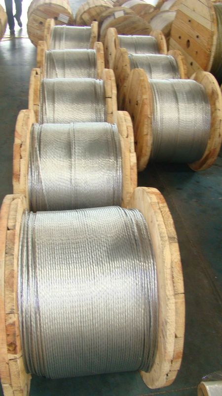Power Industry Use Galvanized Steel Wire Strand , Non Alloy Steel Galvanized Wire