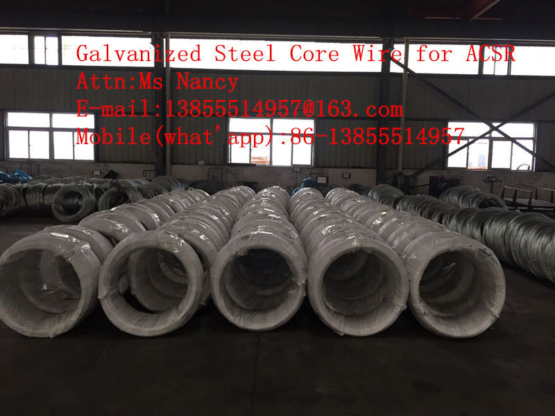 6.6M Galvanized Strand Messenger Wire on a continuous wooden reel with 5000ft