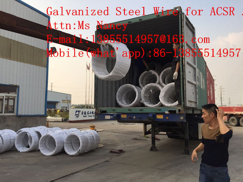 6.6M Galvanized Strand Messenger Wire on a continuous wooden reel with 5000ft