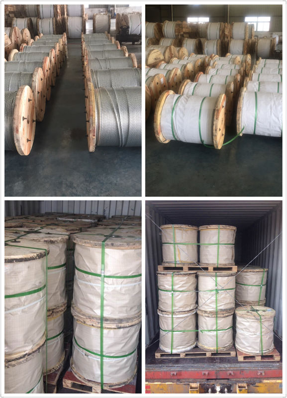 5 16 Inch EHS Galvanized Guy Wire With 150-400g/M2 Zinc Coating , Diameter 1.24~5.50mm