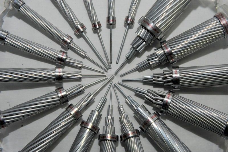 Bare Aluminium Conductor Steel Reinforced ACSR Cable With High Voltage