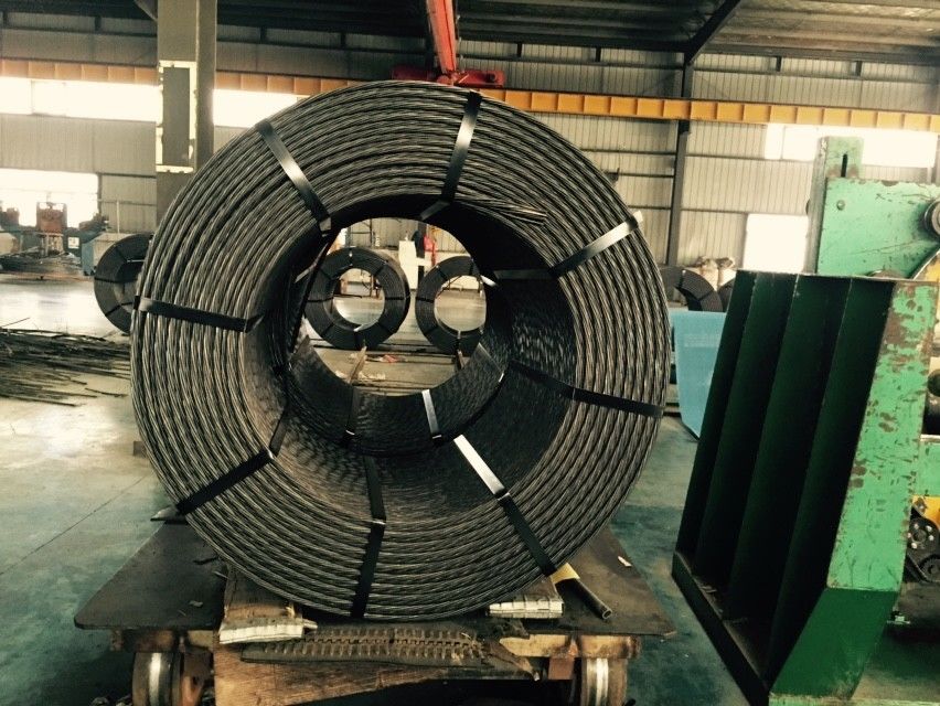 Abrasion Resistance Pc Strand Wire Firm Connection With Concrete For Crane Beams