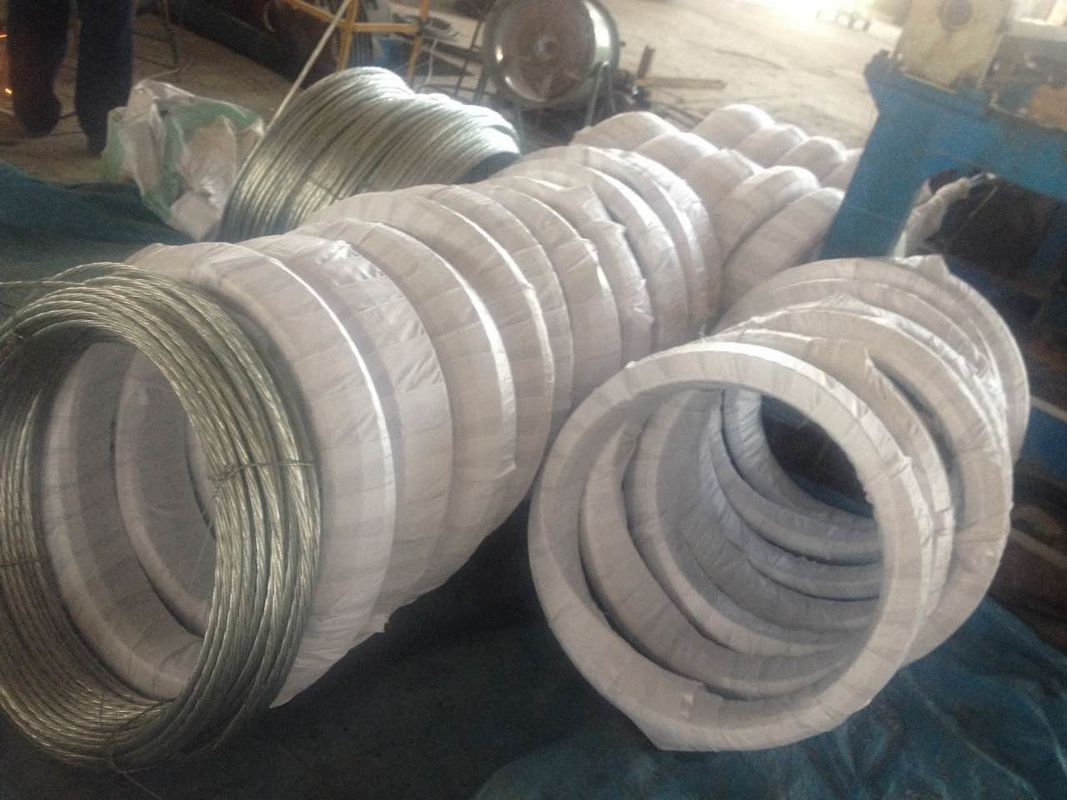 7/3.25mm 7/4.0mm Galvanized Steel Wire Cable Tensile Strength 1000-1550 MPA