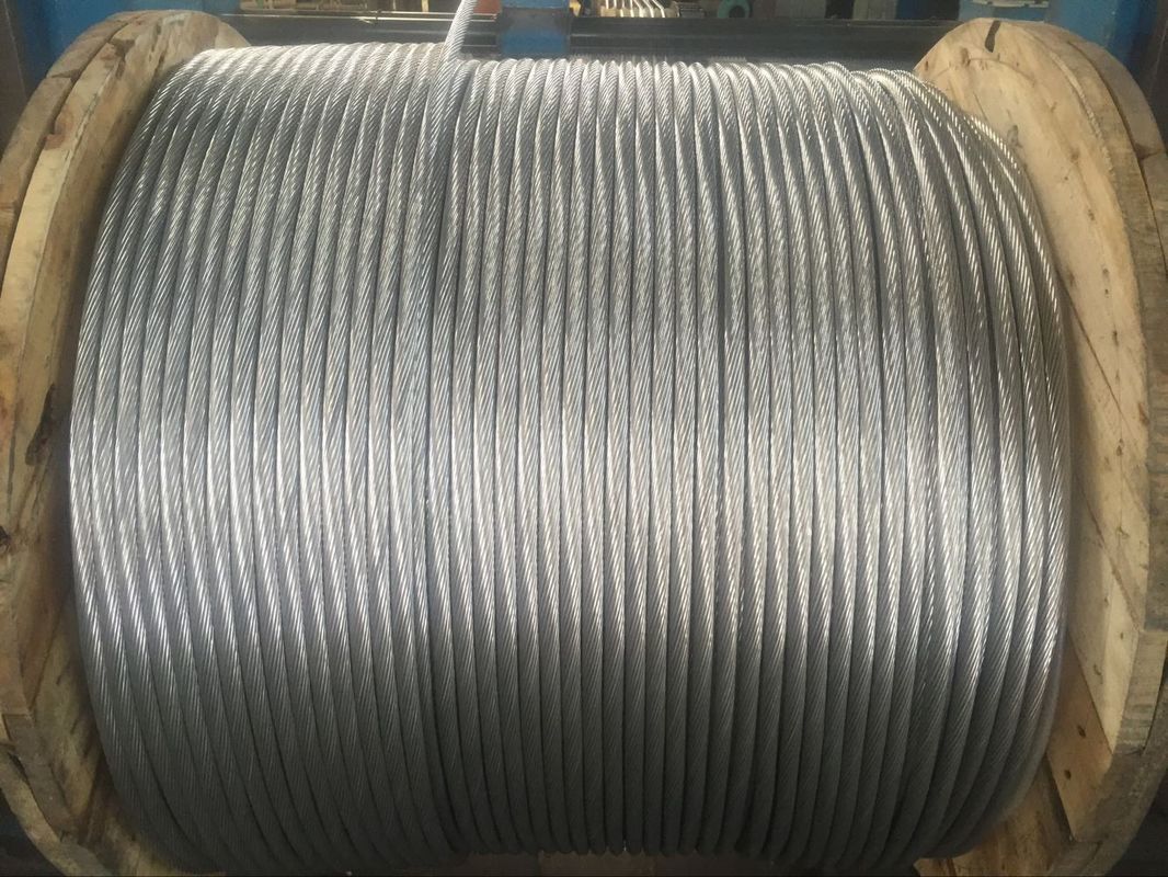 Durable 7/16 Inch Galvanized Steel Wire Strand ASTM A475 Steel Wire For Nail Making
