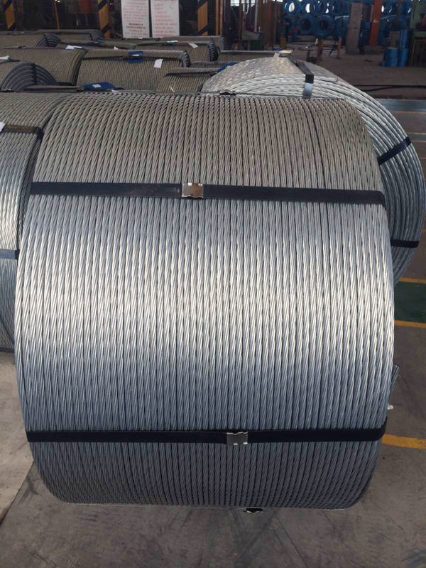 SWRH82B STMA416 BS5896 Prestressed Concrete Steel Strand 1860MPa 12.7mm