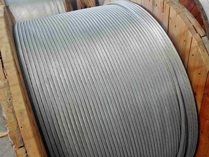 3/8 In 1 X 7 EHS Galvanized Steel Guy Wire In Coil Or On Reel Packing