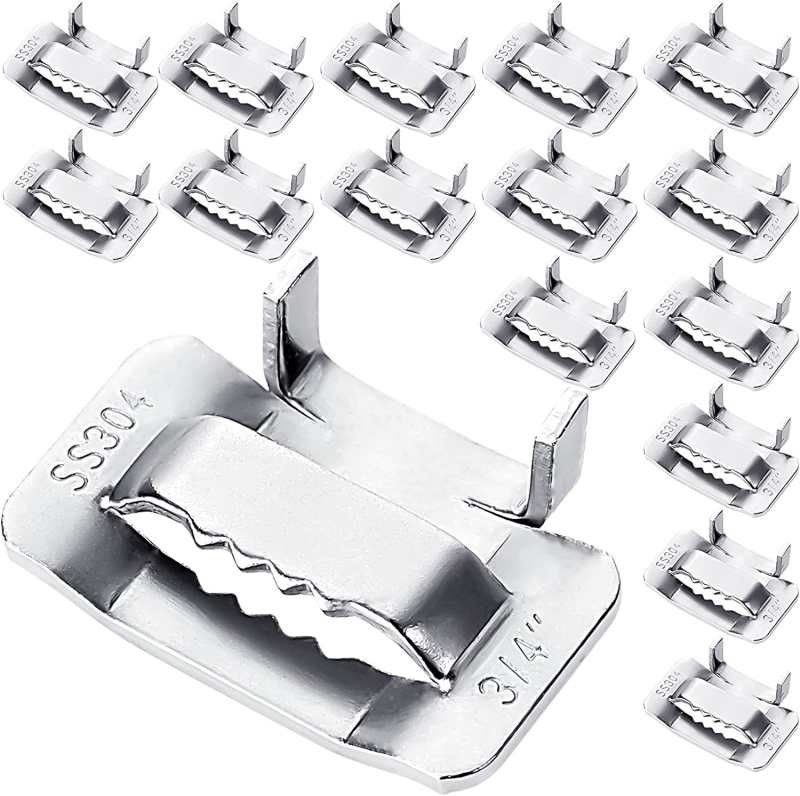 Tooth Type Stainless Steel Buckle Ear-Lockt 300 Series Grade