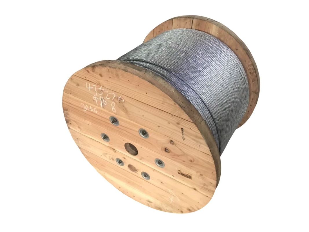 7x2.64mm (5/16")High Strength Galvanized Aircraft Grade Wire Rope For For Pre - Or Post - Tensioning