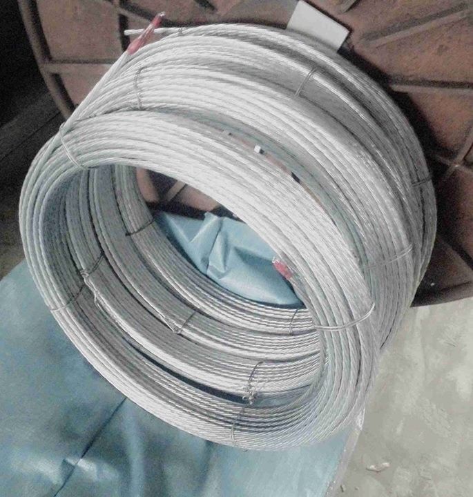 Non Alloy Galvanized Steel Wire Strand 7/8 Swg Packed On Reel Or In Coil